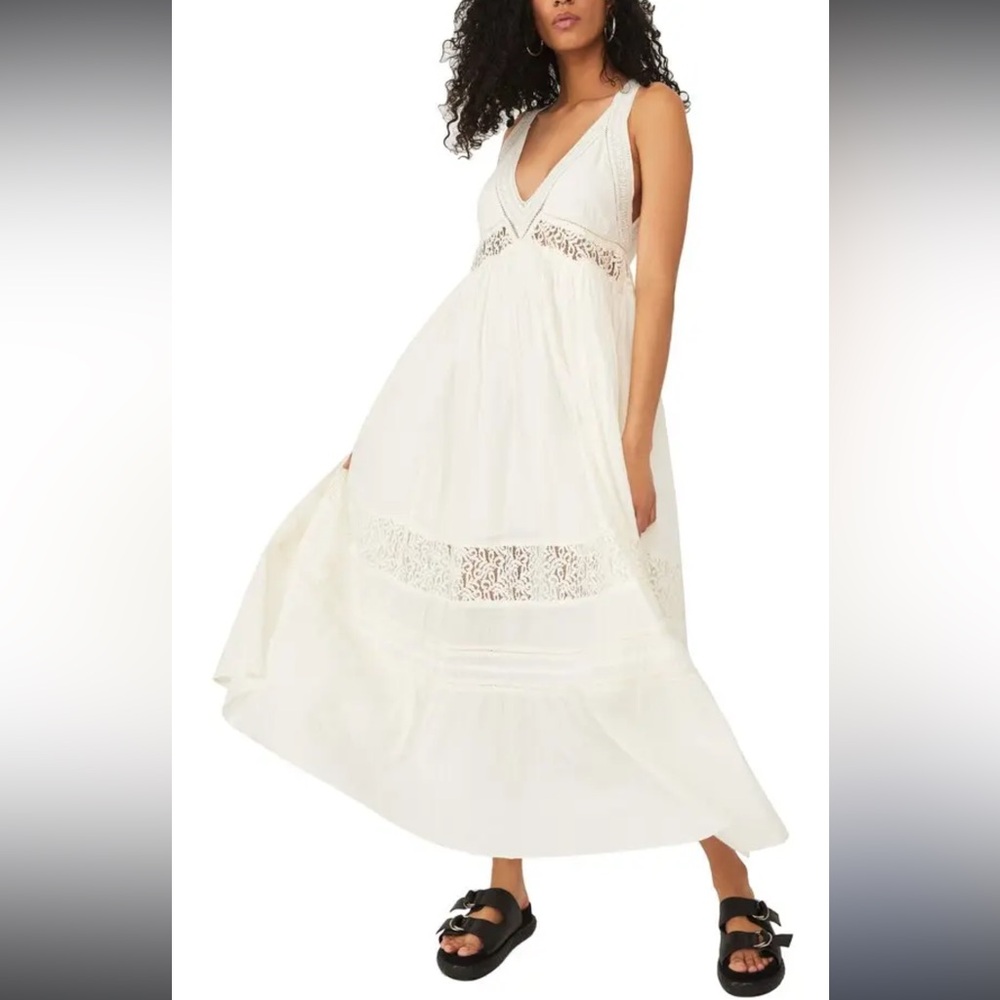 Free people Carla ivory lace dress - Picture 7 of 8